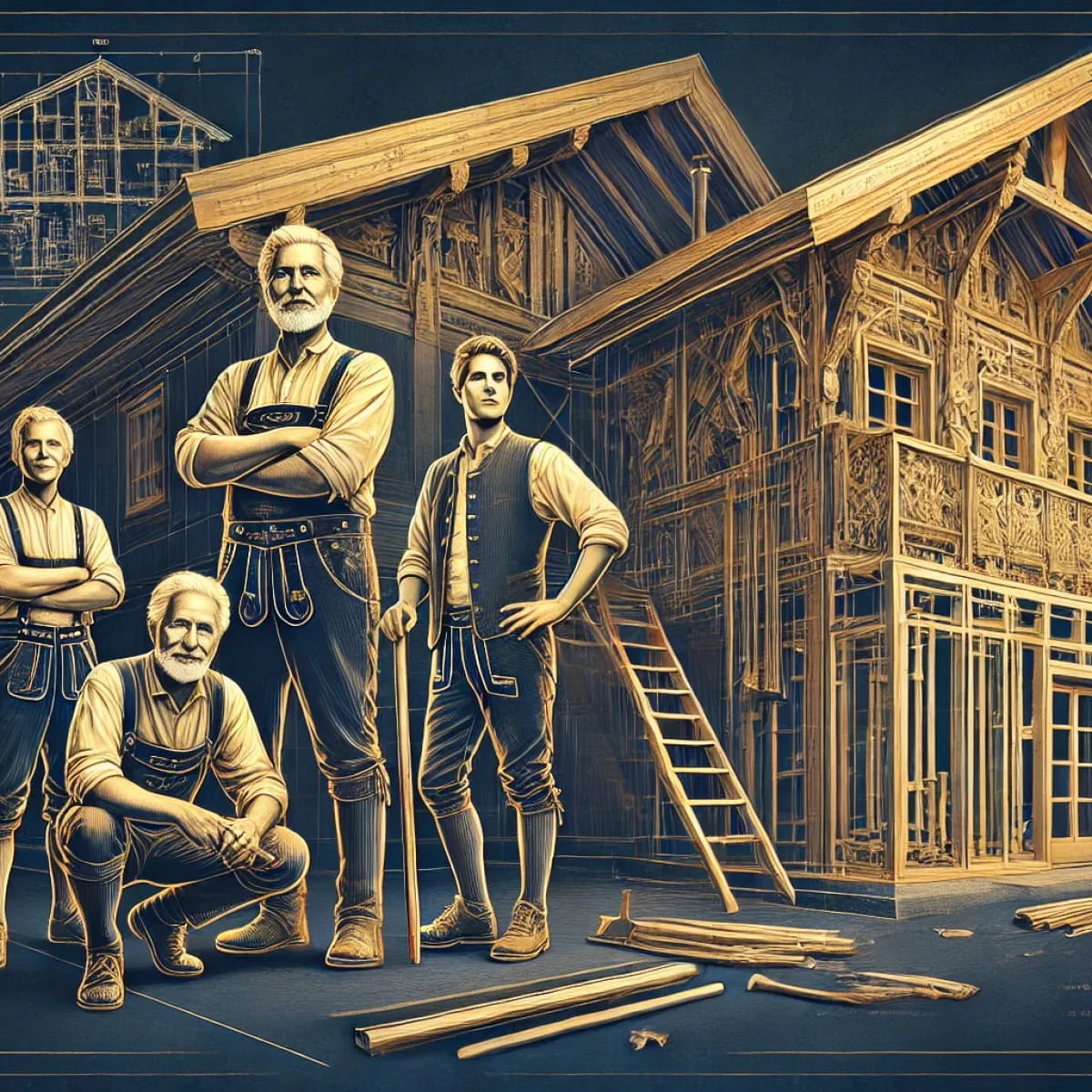 Moderner Holzbau in Tirol – Zimmermeisterarbeit von Bucher Bau mit architektonischer Präzision und natürlicher Ästhetik